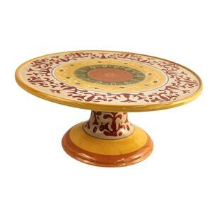 12" Diameter Pedestal Cake Stand American Simplicity Villa by Home